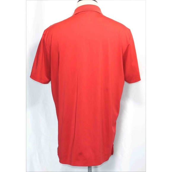 Adidas Official USA Olympics Red Gray Ultimate 365 Rugby Stripe Polo Mens Size L - Picture 3 of 5